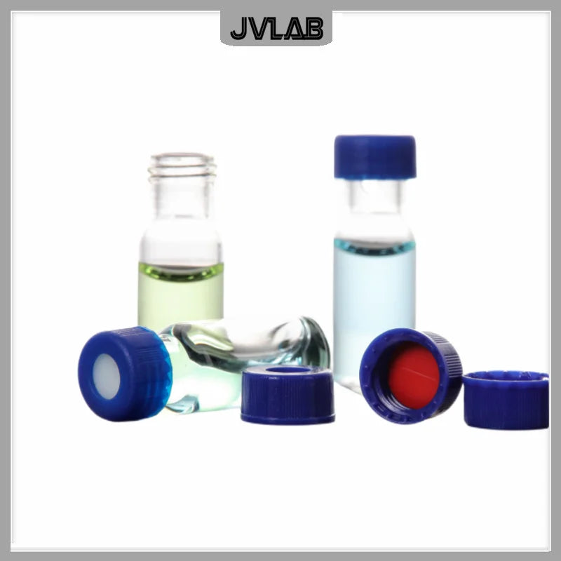 Chromatography Vial 1.5ml With 9mm Blue Open-topped Cap Automatic