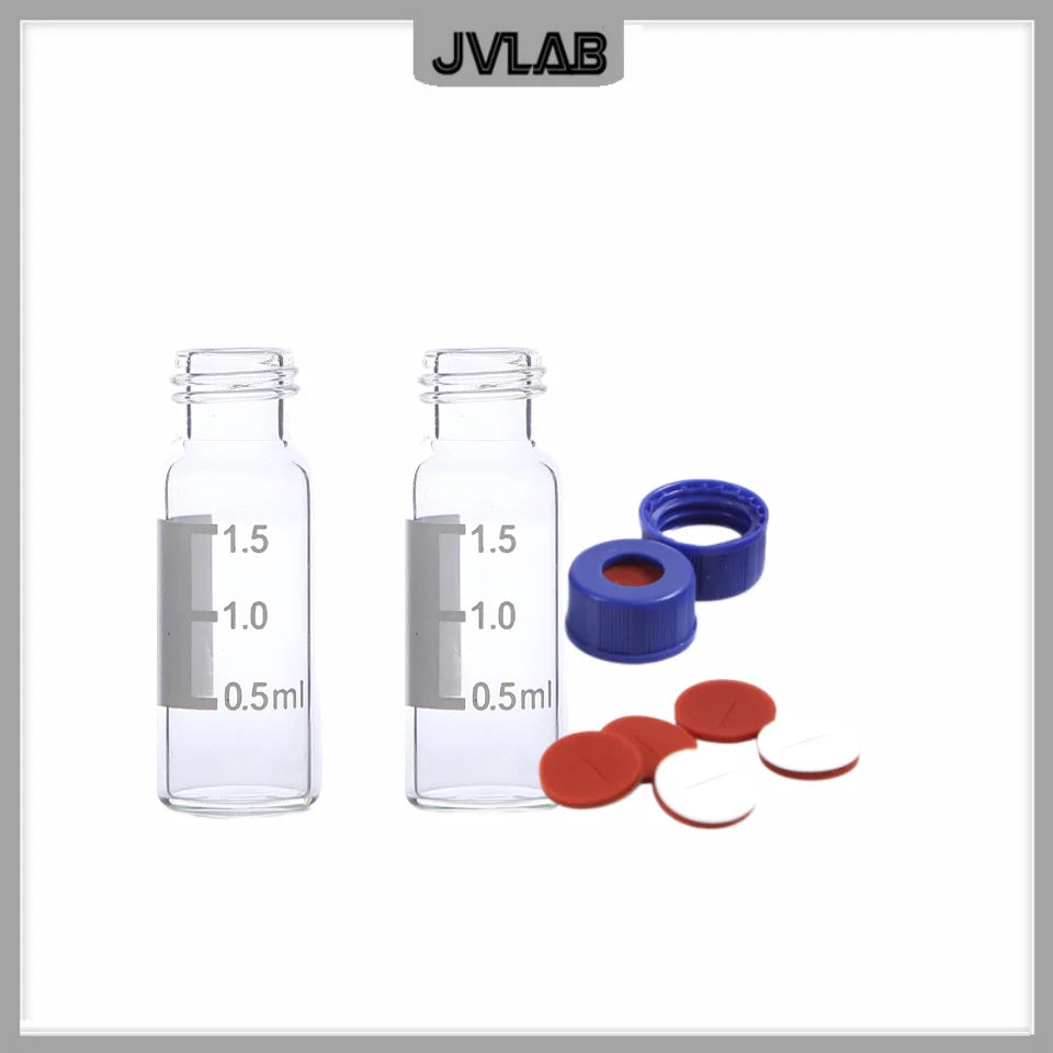 Chromatography Vial 1.5ml With 9mm Blue Open-topped Cap Automatic