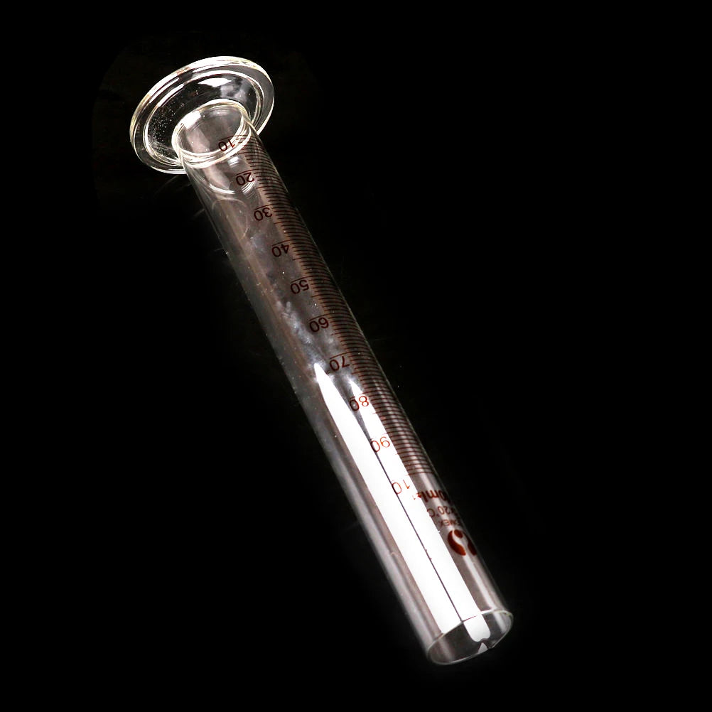 1 Pc Professional Lab Thick Glass Graduated Measuring Cylinder 100 ML