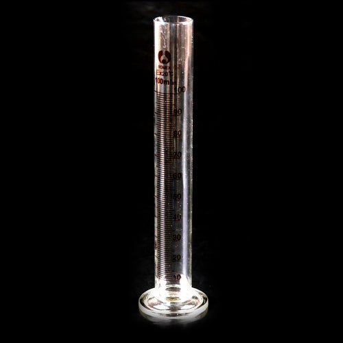 1 Pc Professional Lab Thick Glass Graduated Measuring Cylinder 100 ML