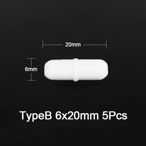 5 Pcs Laboratory Magnetic Bar Cylindrical Magnetic Stirrings Rod 3
